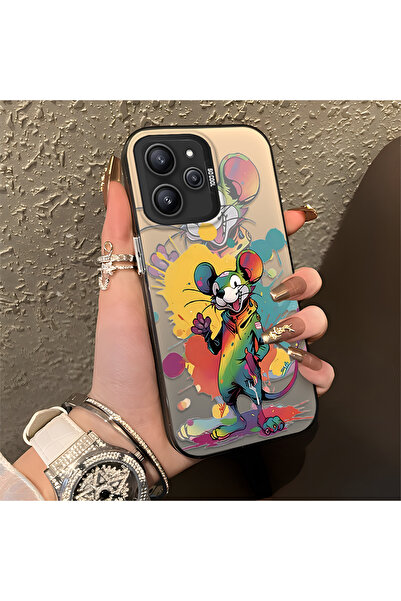 Hontinga حافظة متوافقة مع هاتف Redmi 12 4G، حافظة صلبة مضادة للسقوط، فن الحيو...