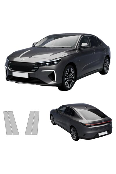 Fit PPF Togg T10F – Orta Direkler Hazır Kesim, 210 Mikron Premium Tpu Şeffaf ...