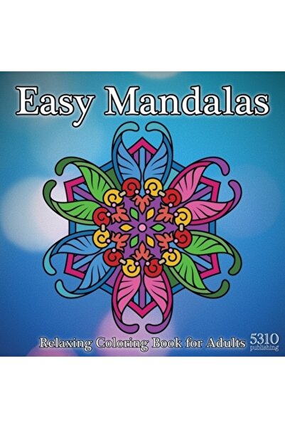 INDEPENDENT CAT Mandala ușor: Carte de colorat relaxantă pentru adulți