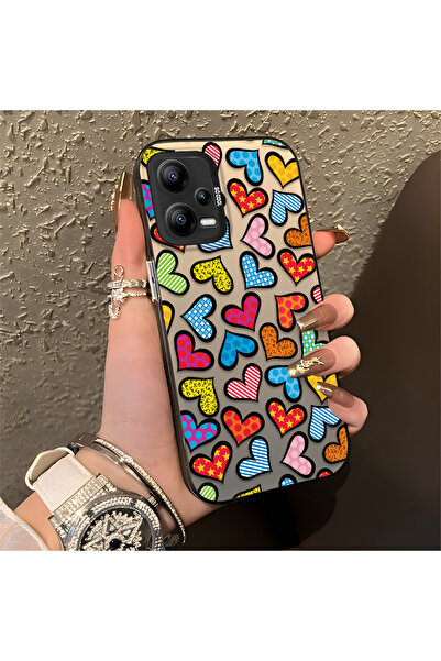 Hontinga حافظة متوافقة مع هاتف Redmi Note 12 5G، حافظة صلبة مضادة للسقوط، حاف...