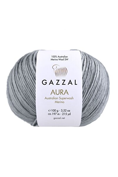 Gazzal Aura 3’lü Avantajlı Paket %100 Merino Yün – 100 g 197 m El Boyaması Ör...