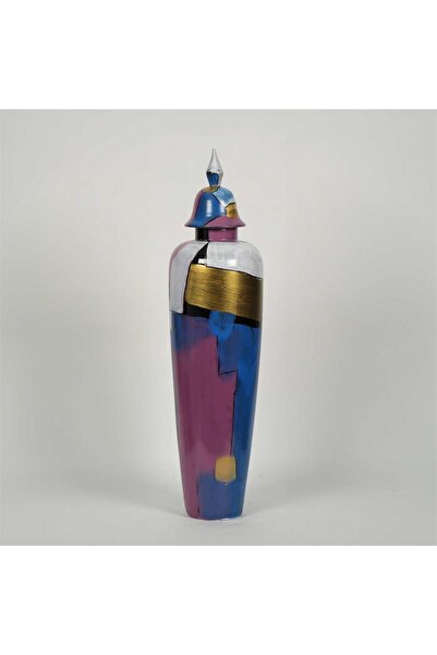 Vitale مزهرية بورسلين فينسنت بغطاء 18*87 سم AK.JY0012