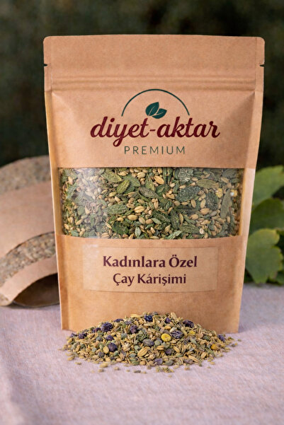 DiyetAktar Kadınlara Özel Çay Karışımı 100 g – Hayıt, Ihlamur, Rezene | Bitkisel Çay