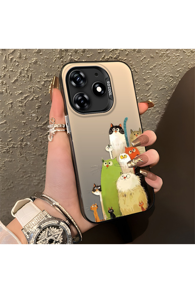 Hontinga حافظة متوافقة مع هاتف Tecno Spark 10 Pro، حافظة هاتف صلبة مضادة للسق...