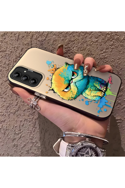 Hontinga حافظة هاتف متوافقة مع هاتف سامسونج جالاكسي A14، حافظة صلبة مقاومة لل...