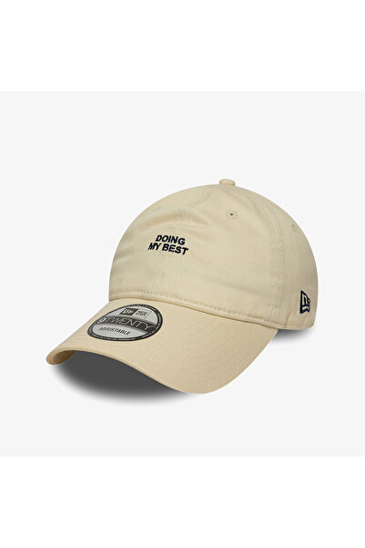 NEW ERA Doing My Best Slogan 9Twenty Unisex Bej Şapka