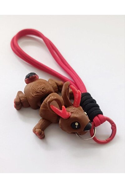 Hd Marketim Breloc Ornament pentru geantă Jackalope Antilopă Iepure cu coarne...