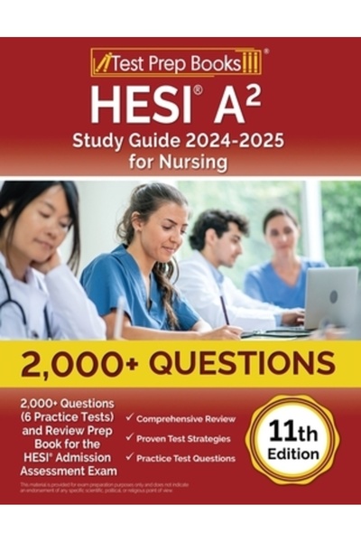 Test Prep Books Ghid de studiu HESI A2 2024-2025 pentru asistență medicală: p...
