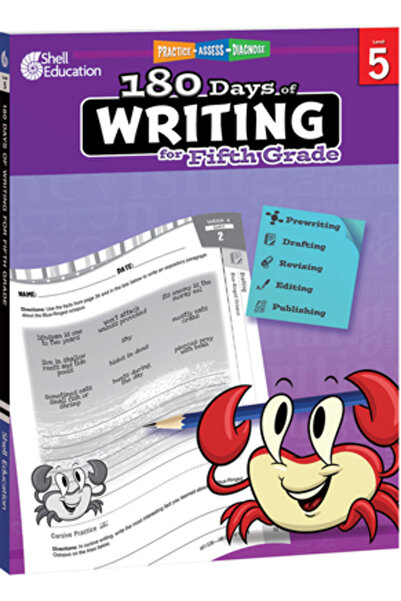 Shell Educ Pub 180 de zile de scriere pentru clasa a cincea (nivelul 5): Exer...