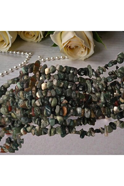 feyza collection 1 سلسلة من أحجار العقيق الهندي الطبيعية المكسورة