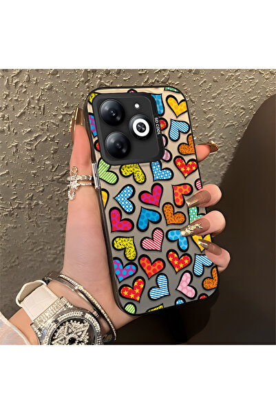 Hontinga حافظة متوافقة مع هاتف Infinix Hot 40i، حافظة هاتف صلبة مضادة للسقوط،...