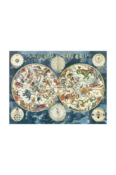 Paperblanks Puzzle-uri cu cartografie timpurie Planisfera cerească, 1000 de p...