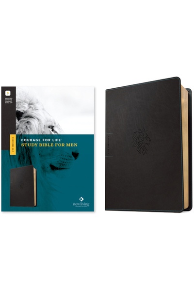 Tyndale House Publ Biblia de studiu NLT Curaj pentru viață pentru bărbați (cu...