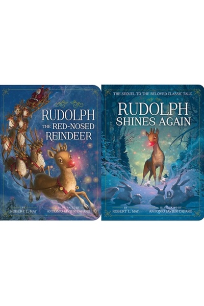 Little Simon Rudolph, renul cu nas roșu, o colecție de suveniruri de Crăciun:...