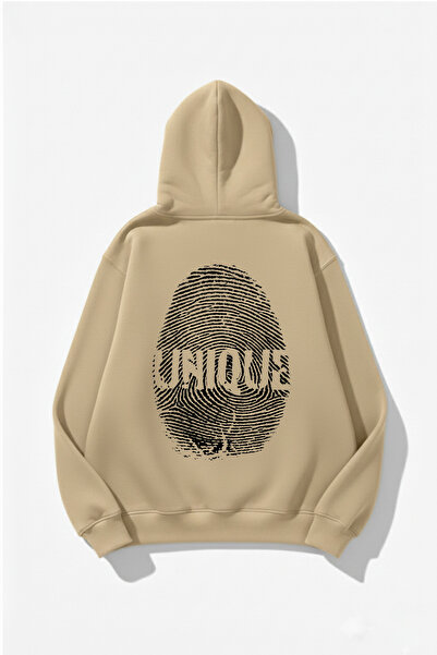 uyguntarz Unisex Soft Textured Unique Fingerprint Printed Design Oversized 3 ...