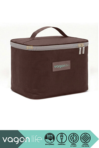 Vagonlife Termoizolat termic, dimensiune 22,5x12,5x16cm, cu buzunar din mater...