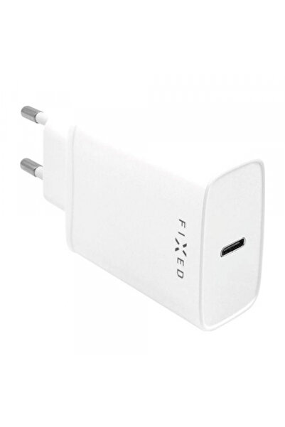 FIXED Mains Charger With USB-C Cable Fixed, 20W, 3A, 1 x USB-C, White