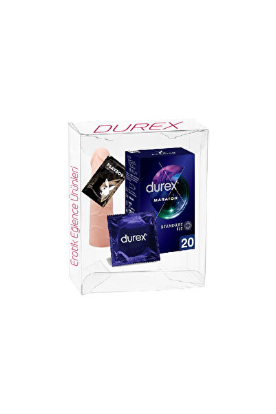 Durex Maraton 20li Prezervatif+5 cm Uzatmalı PenisKalınlaştırıcı prezervatif ...