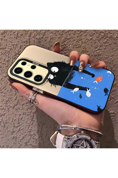 Hontinga حافظة هاتف متوافقة مع هاتف سامسونج جالاكسي S24 الترا، حافظة صلبة مقا...