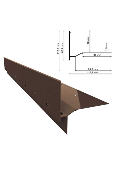 Renoplast W60 MARO RAL 8019 PROFIL PENTRU TERASE ȘI BALCOANE