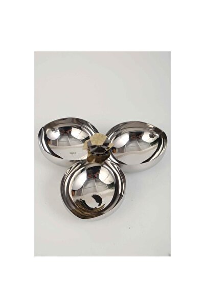 Vitale Leaf Triple Snack Bowl 26*26*12 cm Mtfk.0202