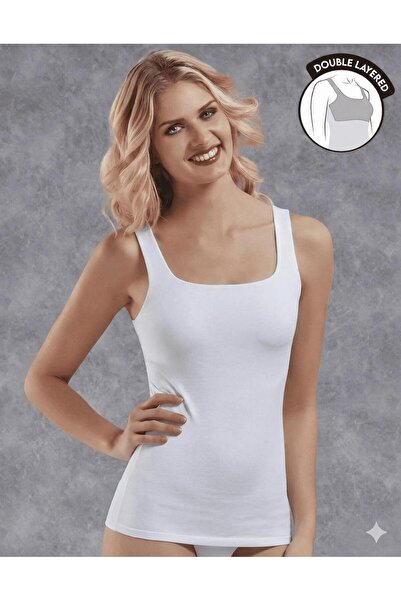 Doreanse 9206 Women's Thick Strap Double Layer Tank Top