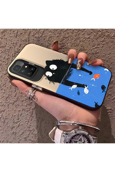 Hontinga حافظة هاتف متوافقة مع هاتف Redmi 10 2022، حافظة صلبة مقاومة للصدمات،...