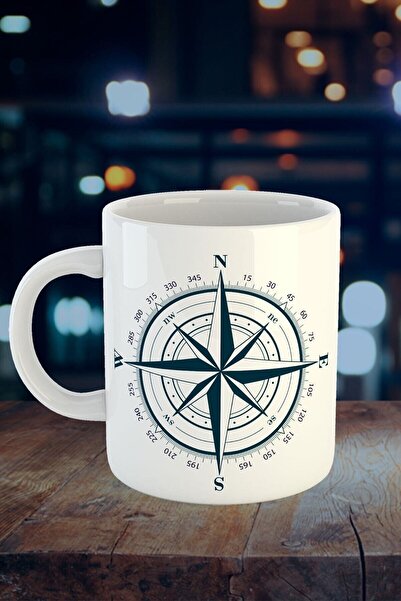 Mio Life كوب بطبعة بوصلة M4k164