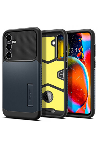 Spigen Husa pentru Samsung Galaxy S23 FE S711, Spigen, Slim Armor, Albastra