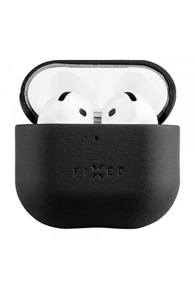 FIXED PodsLeather Case for Apple AirPods 4, Black