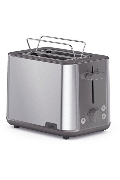 Braun Prăjitor de pâine Purshine HT1510GY, 2 felii, 900W, gri-argintiu