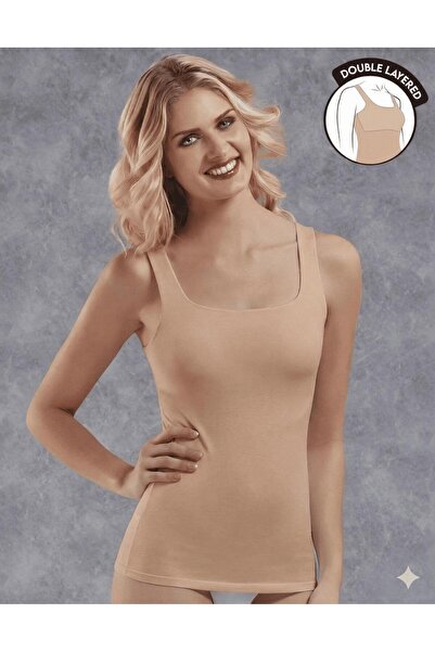 Doreanse 9206 Women's Thick Strap Double Layer Tank Top