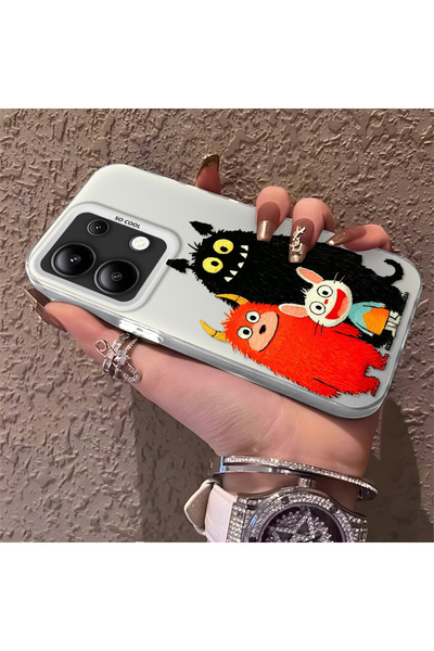 Hontinga حافظة هاتف متوافقة مع هاتف Redmi Note 13 4G، حافظة صلبة مقاومة للصدم...