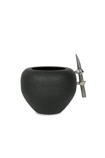 Vitale مزهرية سيراميك على شكل رمح 23*18 سم AK.JA0281