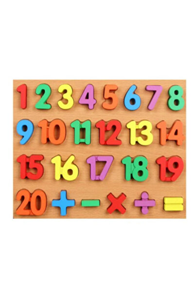 OEM GHEMOTOC® Wooden Puzzle with Colored Numbers, 3D, 29*22 cm
