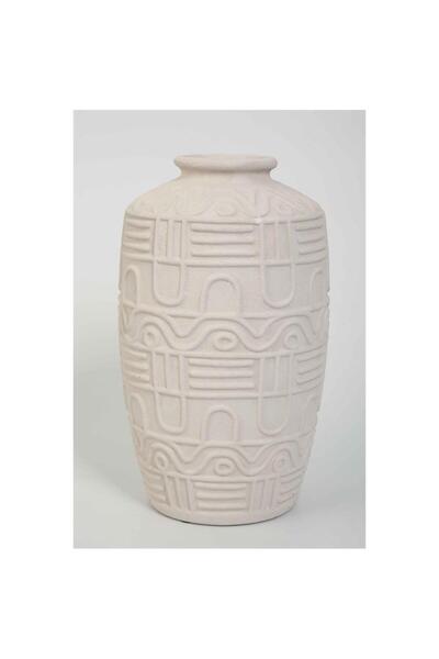 Vitale مزهرية ليديا بيضاء 19*19*32 سم AK.KK0033