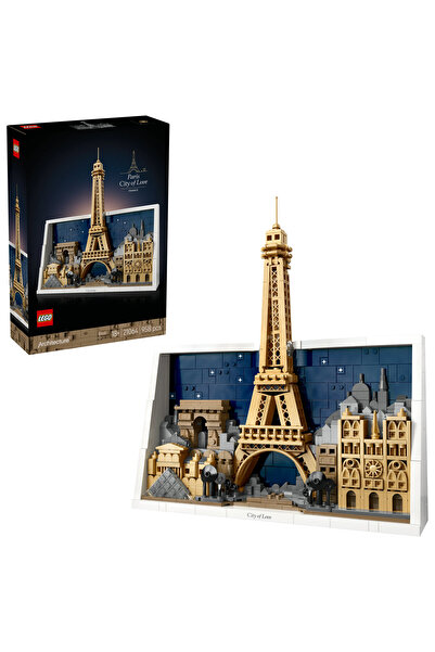 LEGO ®   Architecture Paris – City of Lovers 21064 – Model Building Kit for Adults (958 Pieces)