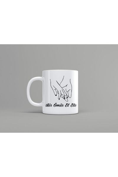 Mio Life كوب عاشق الحياة البيضاء يدًا بيد