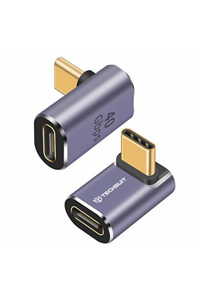 Techsuit Adaptor Date si Incarcare USB-C - USB-C A12 TitanCoreX, Gri