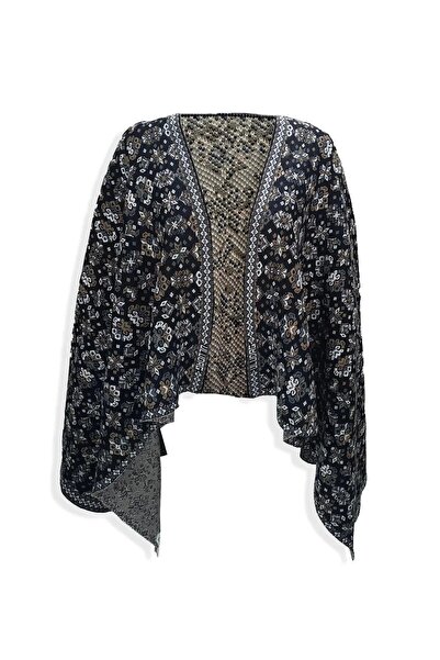 larocci Women's Floral Kilim Pattern Shoulder Shawl