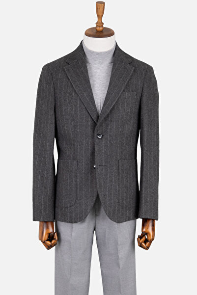 HC MEN CLASSIC Casual Yün Ceket Gri