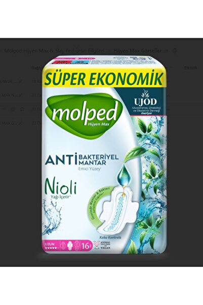Molped Super Economical Package Hygiene Max Long 16-Pack