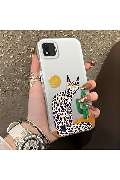 Hontinga حافظة متوافقة مع هاتف Realme C20/C20A، حافظة هاتف صلبة مضادة للسقوط،...