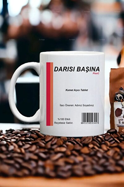 Mio Life Darısı Başına ilaç Kupa Hemşire, Doktor, Eczacı Kahve Bardak Komik H...