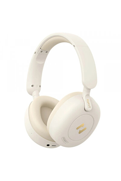 Havit Handsfree Bluetooth H655BT Pro, Multipoint, A2DP, ANC, Bej