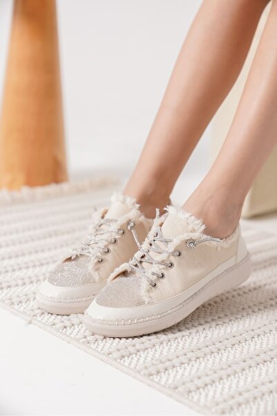 TRENDELLA Ankle beige women's daily shoes