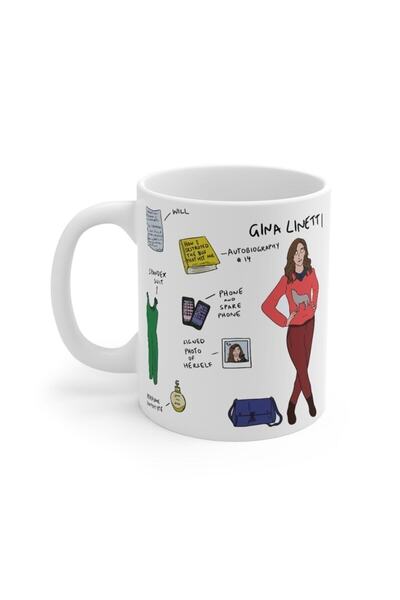 Mio Life كوب مطبوع عليه حقيبة ظهر بروكلين 99 جينا