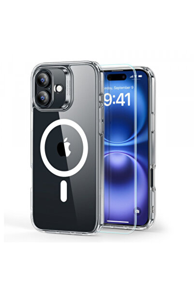 ESR Husă MagSafe pentru Apple iPhone 16 Plus, ESR, Classic Hybrid cu protector de ecran, transparentă