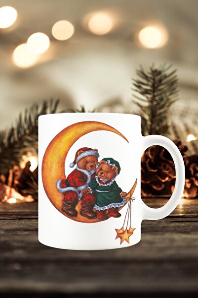Mio Life Christmas New Year Concept Christmas Teddy Bears Printed Mug