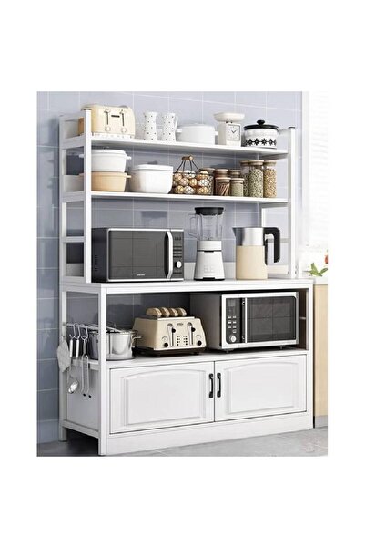 NKX Multipurpose Storage Cabinet Corner Kitchen Sideboard White 100 * 40 * 15...